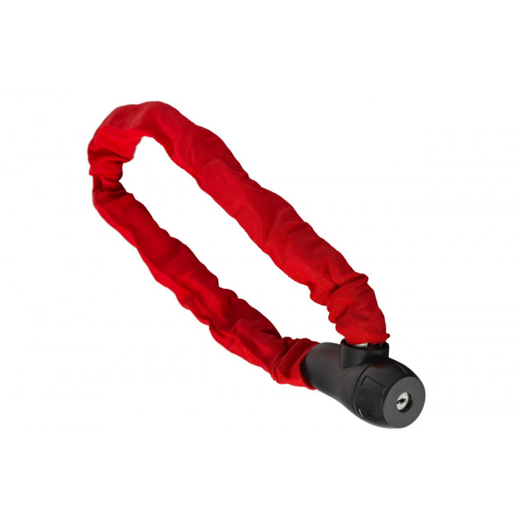 Zámok na bicykel – REŤAZ 8x900mm V Kryte, Červený